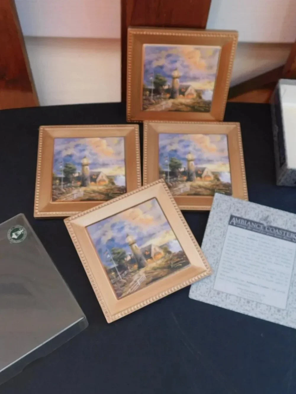 THIRSTYSTONE Ambiance Set of Coasters Thirsty stone Lighthouses Lighthouse Theme